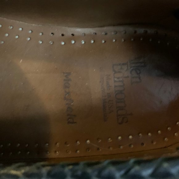 Allen Edmonds Maxfield Tassel Penny Loafers Handsewn Calfskin Black Size 10 - Picture 3 of 6